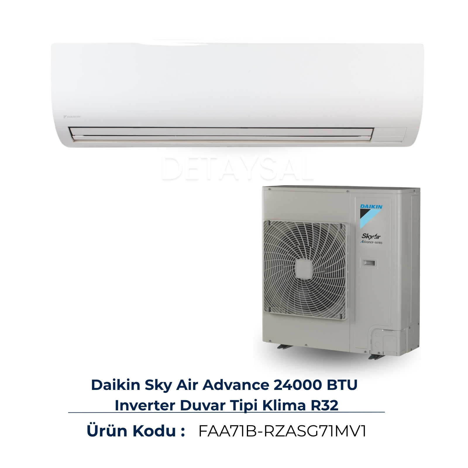 Daikin Advance 24000 BTU Duvar Tipi Klima R32 (FAA71B)