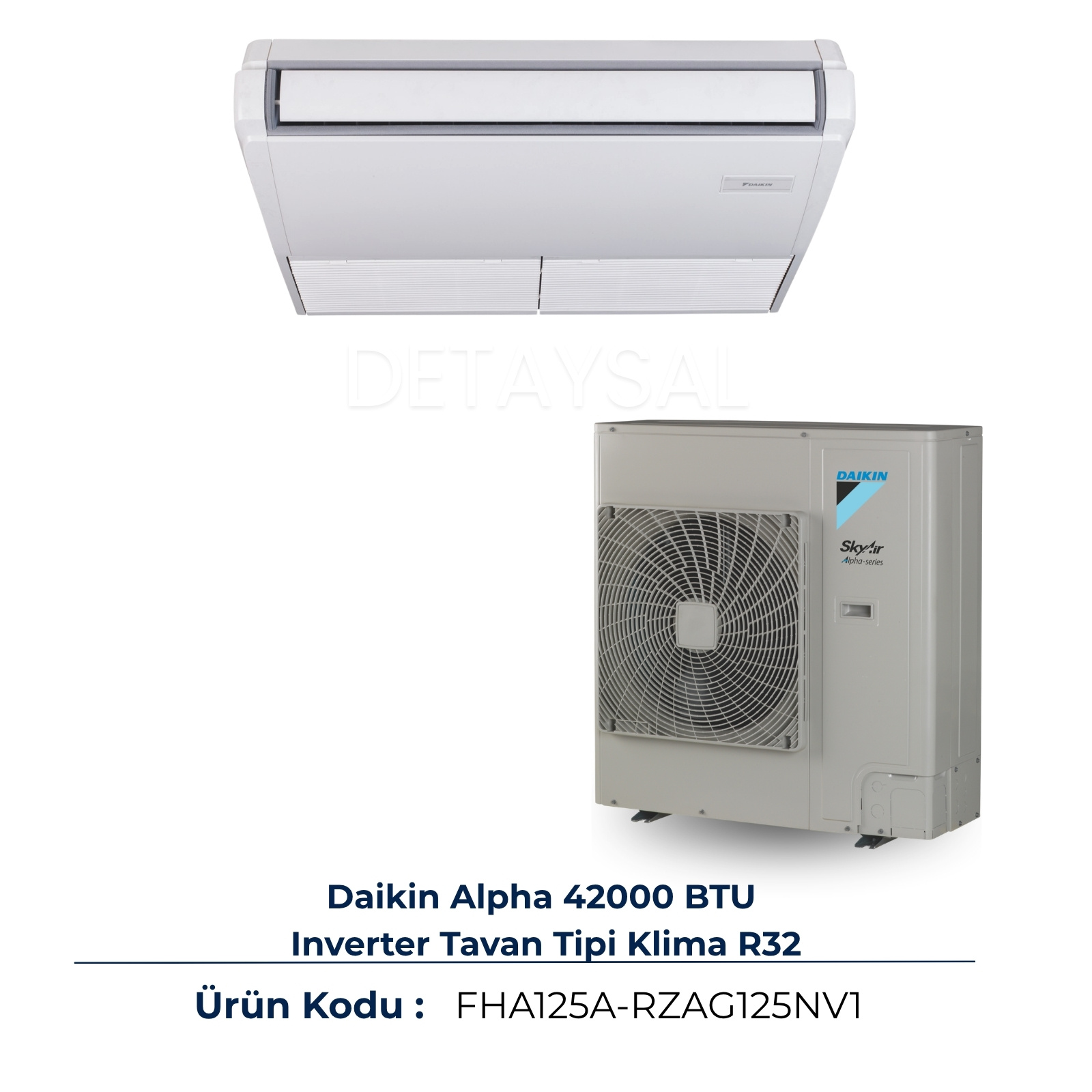 Daikin Alpha 42000 BTU Tavan Tipi Klima R32 (FHA125A)